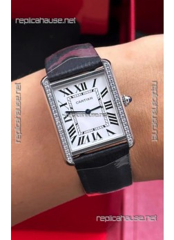 Cartier Tank Solo 27mm Steel Case Swiss Quartz Super Clone Watch 