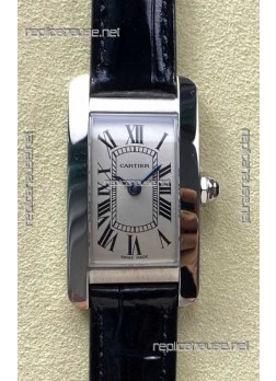 Cartier Tank Americaine Swiss Quartz 19mm Steel Casing Swiss Replica Watch 
