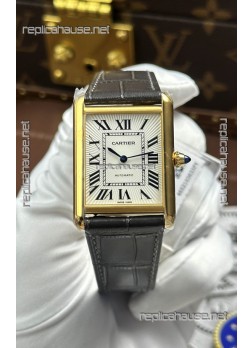 Cartier Tank Louis Automatic 27mm in Yellow Gold Super Clone Watch 