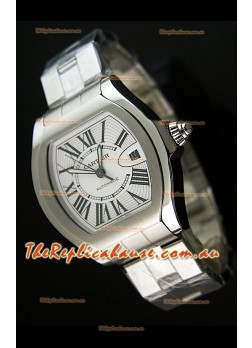 Cartier Roadster Swiss Replica Watch Stainless Steel - 38MM Wide