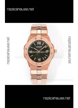 Chopard Alpine Eagle Rose Gold Brown Dial Super Clone Replica Watch