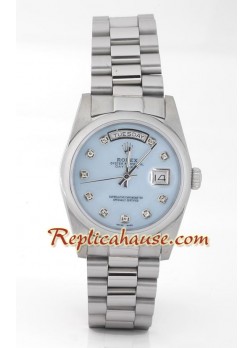 Rolex Day Date Silver ROLX502