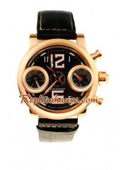 Graham Swordfish Pink Gold Wristwatch GRHM19
