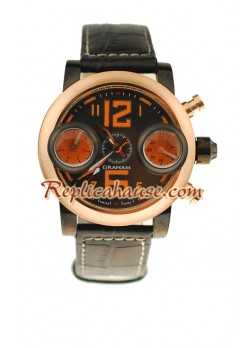 Graham Swordfish Pink Gold Wristwatch GRHM20