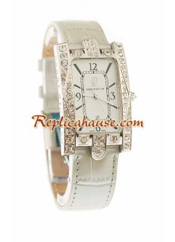 Harry Winston Avenue Classic Swiss Ladies Wristwatch HARWNT03
