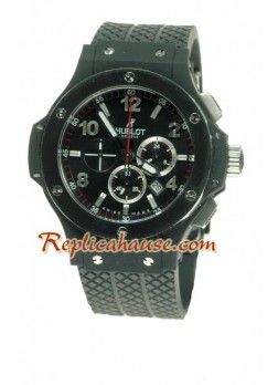 Hublot Big Bang Black Magic Swiss Quartz Wristwatch HBLT05