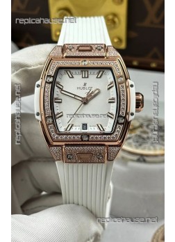 Hublot Spirit of Big Bang Rose Gold White Dial 39MM Super Clone Watch 