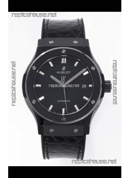 Hublot Classic Fusion Ceramic Casing Black Dial Super Clone Watch 42MM