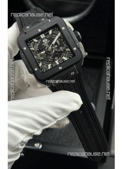 Hublot Square Bang Unico Black Magic Ceramic Super Clone Watch 