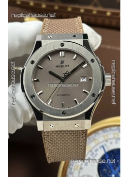 Hublot Classic Fusion Titanium Taupe Dial 42MM Super Clone Watch 