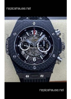 Hublot Big Bang Unico Carbon Fiber Watch 45MM Super Clone Watch 