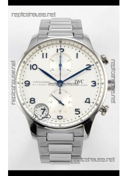 IWC Portuguese Chronograph White Dial Super Clone Watch 