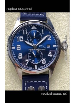 IWC PILOT'S Monopusher Le Petit Blue Dial Replica Watch  