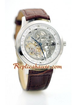 Jaeger LeCoultre Skeleton Swiss Wristwatch JGRLCT04