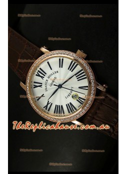 Franck Muller Master of Complications Liberty Japanese Watch in Brown Strap