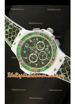 Hublot Big Bang BOA Bang Green Dial/Strap Watch 34MM
