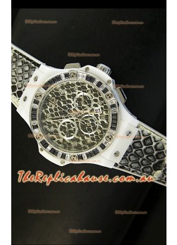 Hublot Big Bang Snow Leopard MARIA HOFL -RIESCH Edition 34MM Watch
