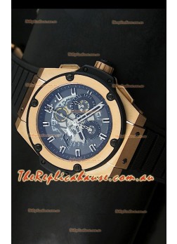 Hublot Big Bang King Power Formula 1 Swiss Watch in Pink Gold Case