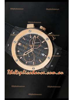 Hublot Classic Fusion Chrono Japanese Quartz Replica Watch Two Tone