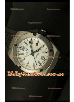 IWC Ingenieur Full Titanium Swiss Replica Watch in White Dial