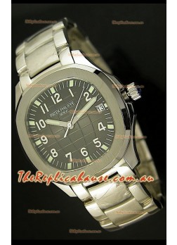 Patek Philippe 5167 Aquanaut Jumbo Swiss Replica Watch - 1:1 Mirror Replica Grey Dial
