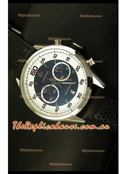 Tag Heuer Carrera Calibre 36 Flyback Black Dial Replica Watch - Quartz Movement