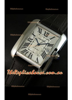 Cartier Tank Swiss Replica Watch 1:1 Mirror Replica Watch - Steel Casing