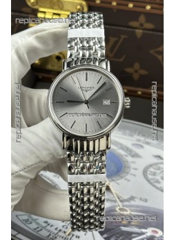 Longines Présence Automatic Steel Dial 39MM Super Clone Watch 