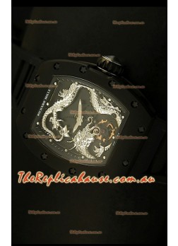Richard Mille RM057 Tourbillon Jackie Chan Swiss Replica Watch in PVD Case