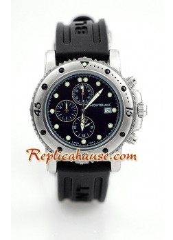 Mont Blanc Sports Chronograph Wristwatch MBLNC15