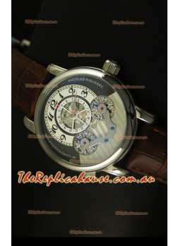 Mont Blanc Nicolas Riessec Stainless Steel Case in Grey Dial