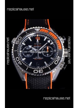 Omega Speedmaster Planet Ocean Black Dial Orange/Black Bezel Super Clone Watch 