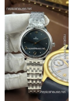 Omega De Ville Automatic 34MM Grey Dial Steel Case Super Clone Watch 