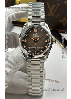 Omega Seamaster Railmaster Brown Dial Super Clone Watch 