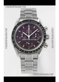 Omega Speedmaster Moonwatch Burgundy Dial 42MM Super Clone Watch