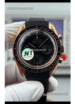 Omega Speedmaster Moonwatch Rose Gold Black Dial 42MM Super Clone Watch 