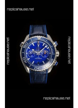 Omega Speedmaster Planet Ocean Blue Dial/Bezel Super Clone Watch 