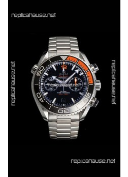 Omega Speedmaster Planet Ocean Black Dial Super Clone Watch 