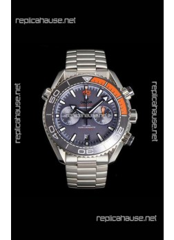 Omega Speedmaster Planet Ocean Grey Dial Super Clone Watch 
