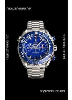 Omega Speedmaster Planet Ocean Blue Dial Super Clone Watch 