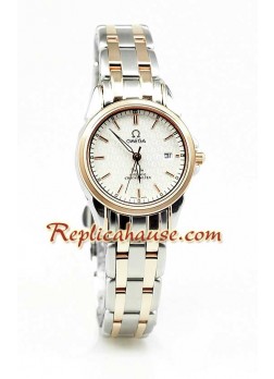 Omega Deville Swiss Ladies Pink Gold Wristwatch OMEG66