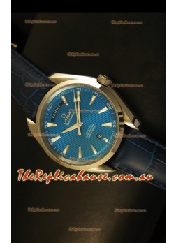 Omega Seamaster Aqua Terra Co-Axial Day Date Leather Swiss Timepiece
