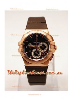 Omega Constellation Ladies Chronograph Replica Watch - 35MM