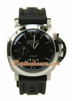 Panerai Luminor GMT 8 Days Swiss Wristwatch PNRI36