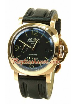 Panerai Luminor GMT 10 Days Swiss Wristwatch PNRI32