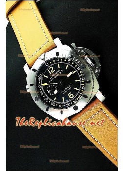Panerai Luminor 1950 Pangaea Swiss Replica Watch Leather Strap