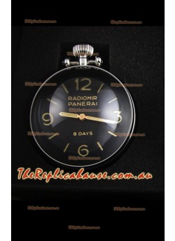 Panerai Radiomir 8 Days PAM581 Table Clock Swiss Watch with Box and Watch Stand