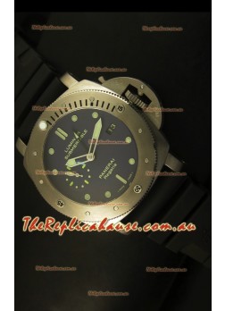 Panerai Luminor PAM371 Submersible GMT Titanium - 1:1 Mirror Replica Timepiece