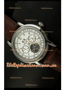 Patek Philippe Complications Tourbillon Japanese Replica Watch in Steel