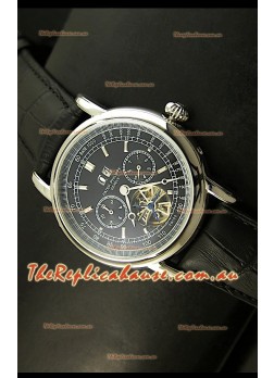 Patek Philippe Complications Tourbillon Japanese Replica Watch in Steel